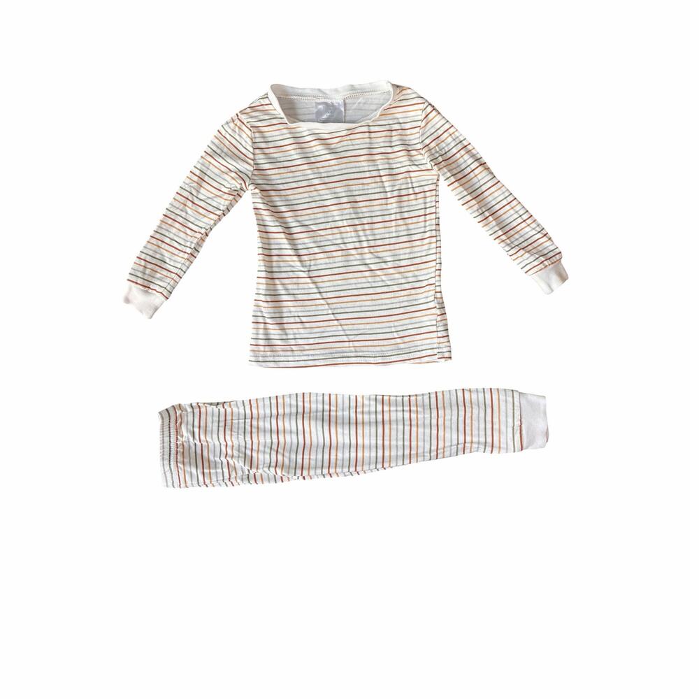 Tres Beau et Belle Bamboo Striped Pajama Set